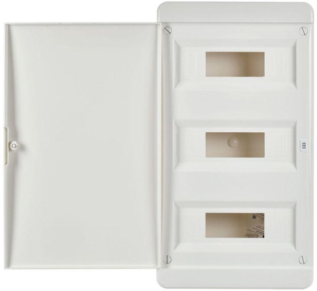 Корпус ЩРВ-П-36 TEKFOR IP41 бел. дверь пластик. IEK TF5-KP13-V-36-41-K01-K01