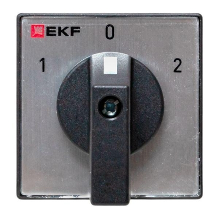 Переключатель кулачковый ПК-1-42 2п 25А "1-0-2" IP65 EKF pk-1-42-25-65 Переключатель кулачковый ПК-1-42 2п 25А "1-0-2" IP65 EKF pk-1-42-25-65