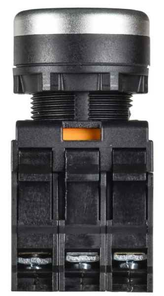 Кнопка d22мм 1НО+1НЗ MASTER с подсветкой красн. IEK MI-BT60-11D-3-12-K04