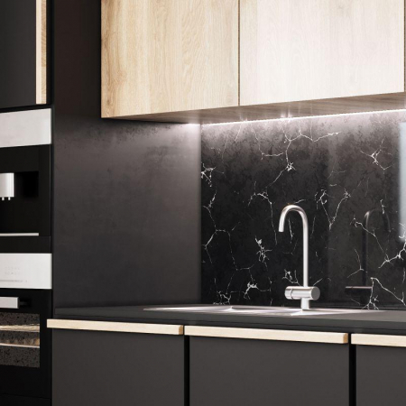 Лента светодиодная Elementary 2835/60-SMD 4.8Вт/м 6500К холод. бел. IP20 170лм/м 12В 8мм (уп.5м) GAUSS 355000305