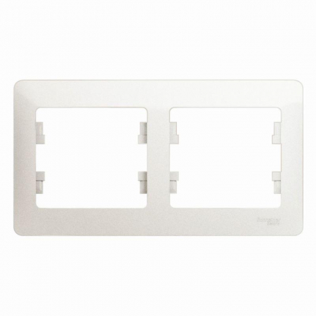 Рамка 2-м Glossa горизонт. перламутр SE GSL000602 Рамка 2-м Glossa горизонт. перламутр SE GSL000602