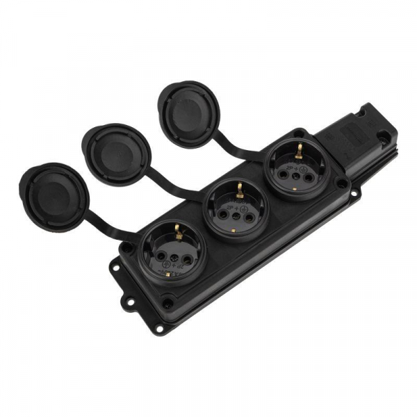 Колодка удлинителя 3-м 16А IP44 230В 2P+PE влагозащ. каучук PROCONNECT 111-113-4 Колодка удлинителя 3-м 16А IP44 230В 2P+PE влагозащ. каучук PROCONNECT 111-113-4