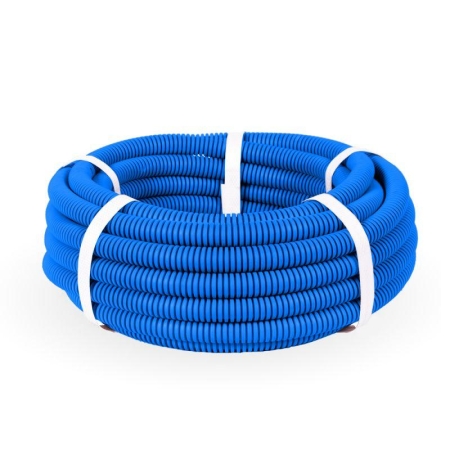 Труба гофрированная ПП легкая d20мм негорюч. (НГ) 350 Н син. (уп.10м) Промрукав PR02.0252