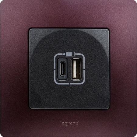 Рамка 1-м СП Etika IP20 сливовый IEK 672561