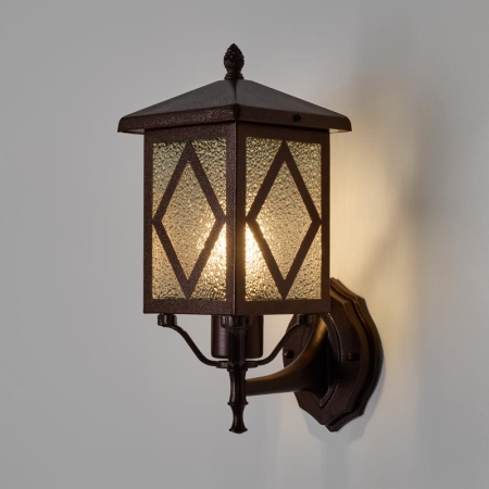 Светильник Heim 1х40Вт E27 IP44 бра настен. Voltega VGL7210WL-01BR