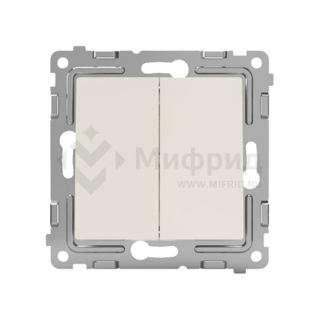 Выключатель 2-кл. СП Pixel 10А IP20 механизм беж. TOKOV ELECTRIC TKE-PX-V2-C02