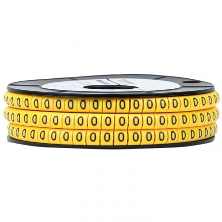 Маркер каб. 1.5кв.мм "0" (к-1000ед) (ЕС-0) EKF plc-KM-1.5-0