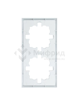 Рамка 2-м ZIMA горизонт. бел. LEZARD 704-0200-147