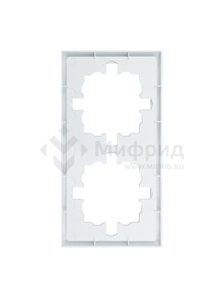Рамка 2-м ZIMA горизонт. бел. LEZARD 704-0200-147