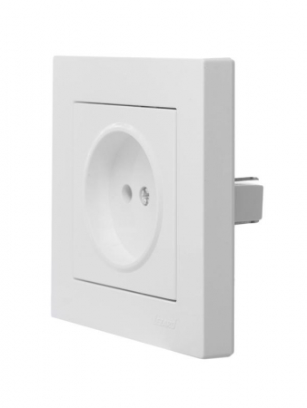 Розетка 1-м СП Vesna без заземл. ПБТ механизм бел. LEZARD 742-0288-121B Розетка 1-м СП Vesna без заземл. ПБТ механизм бел. LEZARD 742-0288-121B