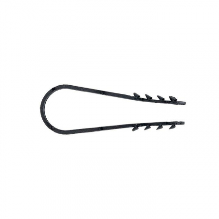 Дюбель-хомут d19-25мм для круглого кабеля черн. (уп.50шт) PROxima EKF plc-ncs50-19x25b