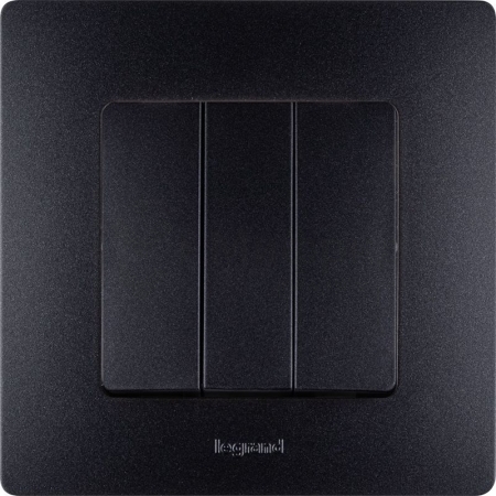 Рамка 1-м СП Etika IP20 антрацит IEK 672581