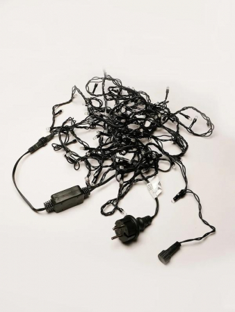 Гирлянда "Нить" RB-LD100-W-E 100 бел. светодиодов 10м соединяемая до 10шт. уличная SHLights RB-LD100-W-E(1я Гирлянда "Нить" RB-LD100-W-E 100 бел. светодиодов 10м соединяемая до 10шт. уличная SHLights RB-LD100-W-E(1я