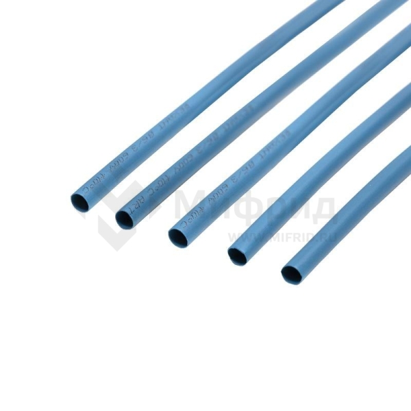Трубка термоусадочная ТУТ нг 6.0/3.0 син. 1м Rexant 20-6005