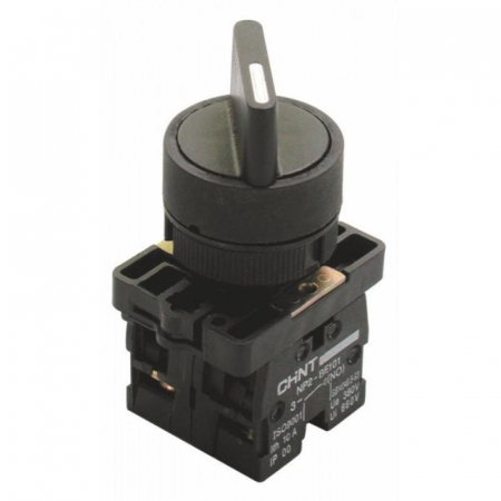 Переключатель NP2-ED25 2 полож. с фиксацией 1НЗ +1НО IP40 CHINT 573781 Переключатель NP2-ED25 2 полож. с фиксацией 1НЗ +1НО IP40 CHINT 573781