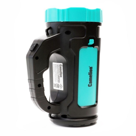 Фонарь аккумуляторный LED51527 3Вт 1LED+COB 4 режима Type C 3хLR03 пластик. черн./зел. Camelion 15130