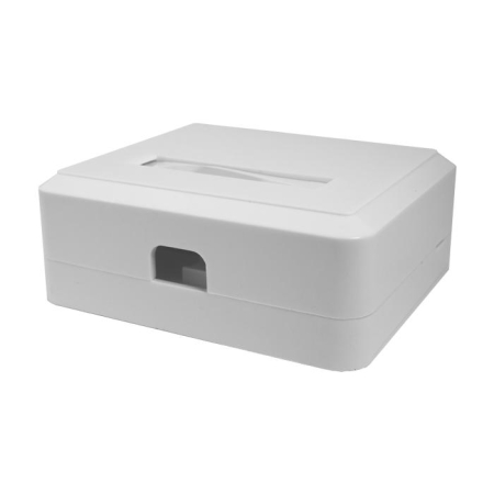 Корпус розетки для двух вставок типа Keystone Jack бел. SUPRLAN 10-0311 Корпус розетки для двух вставок типа Keystone Jack бел. SUPRLAN 10-0311