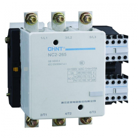 Контактор NC2-265 265А кат. 400В AC AC-3 (R) CHINT 236582 Контактор NC2-265 265А кат. 400В AC AC-3 (R) CHINT 236582