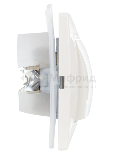 Выключатель 1-кл. СП Кварта ВС10-1-0-КБ-44 10А IP44 бел. GENERICA KV-V10-10-44-K01