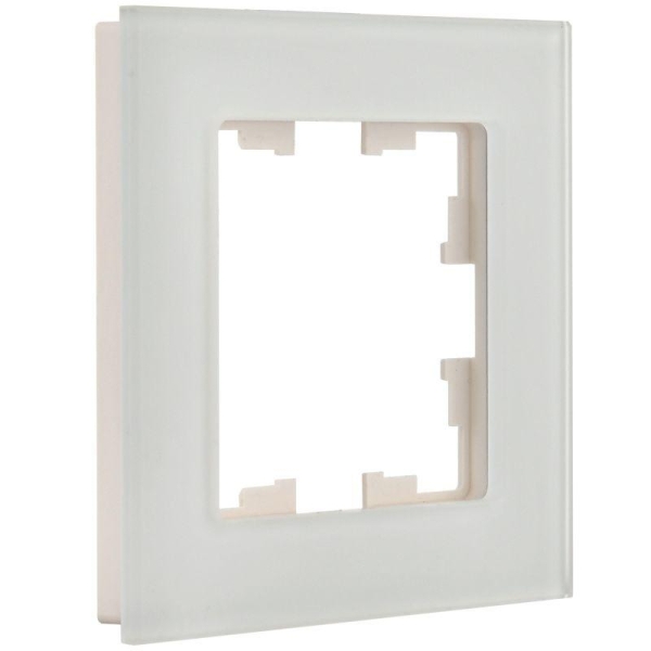 Рамка 1-м BRITE РУ-1-2-Бр стекло бел. матов. IEK BR-M12-G-31-K01 Рамка 1-м BRITE РУ-1-2-Бр стекло бел. матов. IEK BR-M12-G-31-K01