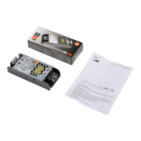 Блок питания для светодиод. ленты BSPS 12В 3.30А=40Вт IP20 JazzWay 5062122