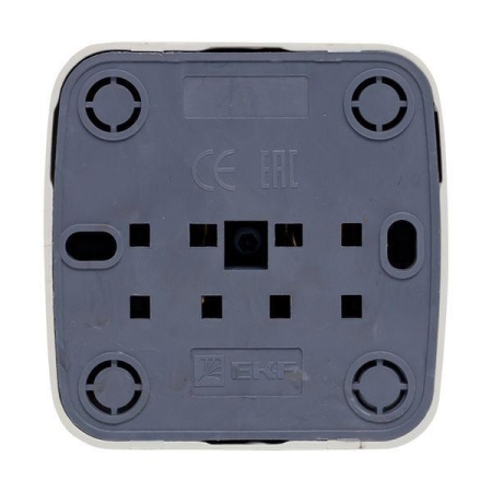 Розетка 1-м ОП Минск 10А IP20 без заземл. бел. Basic EKF EGR10-022-10