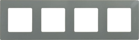 Рамка 4-м Etika светл. галька IEK 672524 Рамка 4-м Etika светл. галька IEK 672524