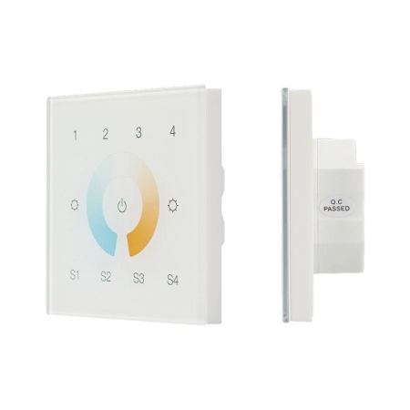 Панель сенсорная DALI-901-11-4G-4SC-MIX-DT8-IN White (BUS/230В) (IP20 пластик) INTELLIGENT ARLIGHT 037198 Панель сенсорная DALI-901-11-4G-4SC-MIX-DT8-IN White (BUS/230В) (IP20 пластик) INTELLIGENT ARLIGHT 037198