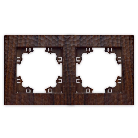 Рамка 2-м Афина фактурная универс. венге Universal A10044-V Рамка 2-м Афина фактурная универс. венге Universal A10044-V