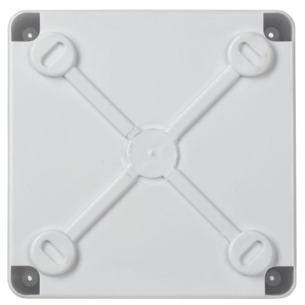 Коробка распаячная ОП КМ 100х100х45 IP44 6 вводов бел. IEK UKO11-100-100-045-K01-44