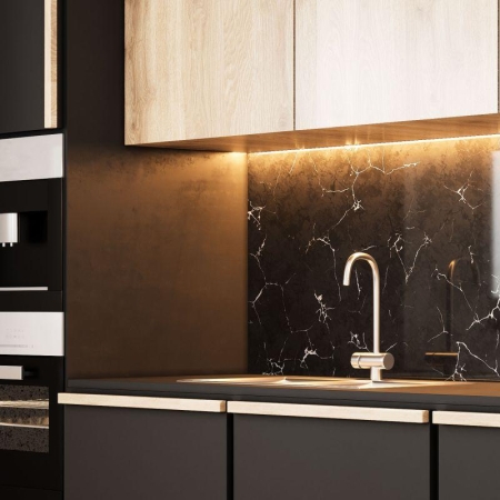 Лента светодиодная Black 2835/120-SMD 6.5Вт/м 3000К тепл. бел. IP20 600лм/м 24В (блист.5м) GAUSS 312000165