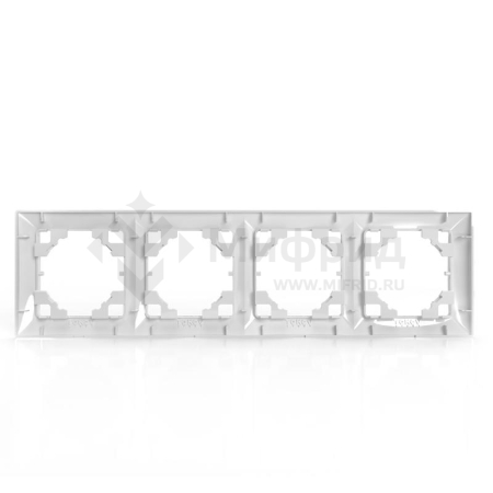 Рамка 4-м AVA бел. TOKOV ELECTRIC TKL-AV-RM4-C01