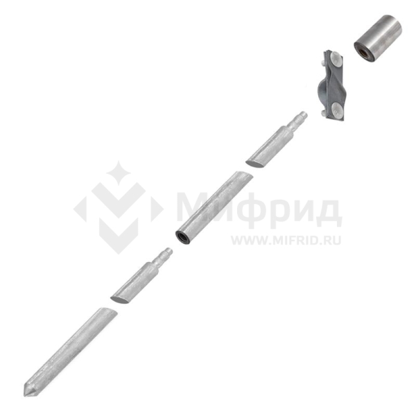 Комплект заземления безмуфтовый d20мм 6м сталь гор. цинк. OBO 5000756