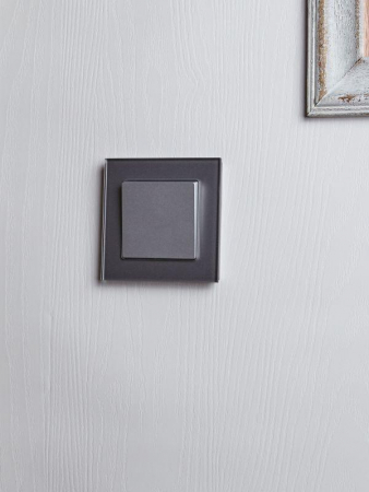 Выключатель 1-кл. СП BRITE ВС10-1-0-БрА 10А механизм алюм. IEK BR-V10-0-10-K47