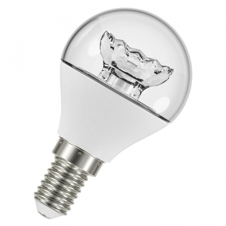 Лампа светодиодная LED STAR CLASSIC P 40 5.4W/830 5.4Вт шар прозрачная 3000К тепл. бел. E14 470лм 220-240В пластик. OSRAM 4052899971622 Лампа светодиодная LED STAR CLASSIC P 40 5.4W/830 5.4Вт шар прозрачная 3000К тепл. бел. E14 470лм 220-240В пластик. OSRAM 4052899971622