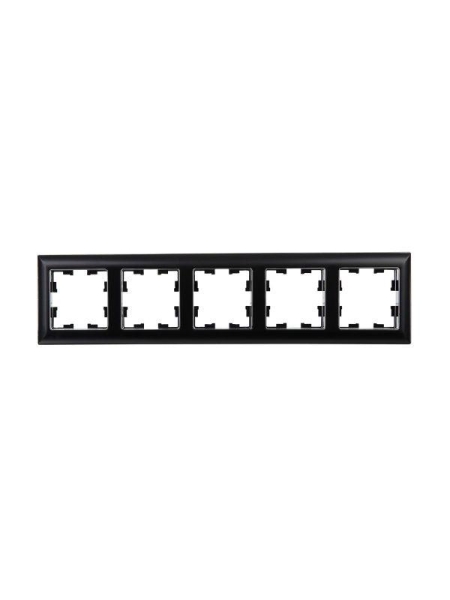 Рамка 5-м BRITE РУ-5-Бр хром/черн. IEK BR-M52-12-2-K23 Рамка 5-м BRITE РУ-5-Бр хром/черн. IEK BR-M52-12-2-K23