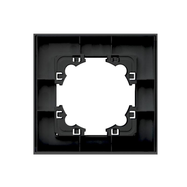 Рамка 1-м Афина стеклянная графит UNIVersal 2254 Рамка 1-м Афина стеклянная графит UNIVersal 2254