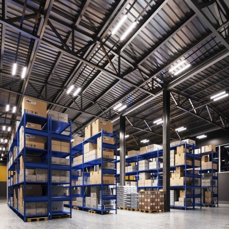 Светильник светодиодный 1277х29х29мм 24Вт 4000К 2500лм IP65 COMPACT линейный матов. соед. в линию до 10шт GAUSS 843424224