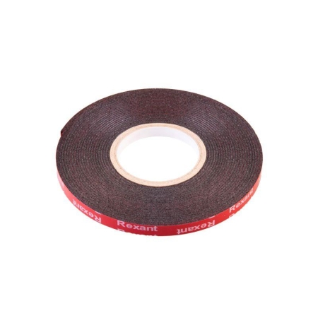Лента клейкая двухсторонняя на VHB акриловой основе 6ммх5м черн. Rexant 09-6045
