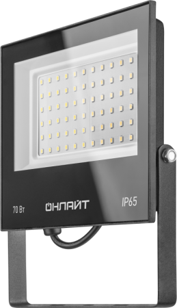 Прожектор светодиодный 90 550 OFL-70-4K-BL-IP65-LED 70Вт 4000К IP65 5600лм черн. ОНЛАЙТ 90550 Прожектор светодиодный 90 550 OFL-70-4K-BL-IP65-LED 70Вт 4000К IP65 5600лм черн. ОНЛАЙТ 90550