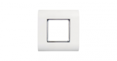 Панель настенная лицевая 80х80мм под 1 вставку Mosaic 45х45мм NIKOMAX NMC-PL1PM-WT Панель настенная лицевая 80х80мм под 1 вставку Mosaic 45х45мм NIKOMAX NMC-PL1PM-WT