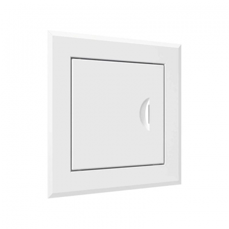 Люк-дверца ревизионная 360х560мм фланец 300х500мм с ручкой сталь покрытие - полимер EVECS ЛТ3050Мп