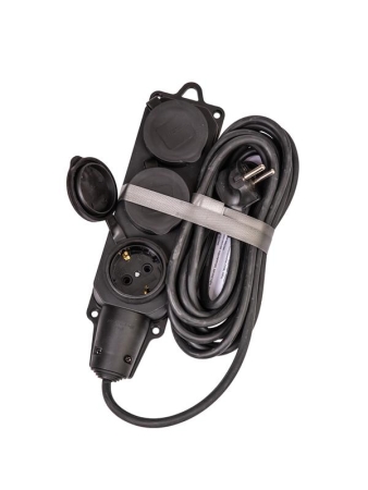 Удлинитель на каучуковой колодке 3х5м 16А IP44 250В 4кВт каучук КГ 3х2.5 черн. УХз16 Россия КОСМОС YKsm5m-3g(16A)KG-B Удлинитель на каучуковой колодке 3х5м 16А IP44 250В 4кВт каучук КГ 3х2.5 черн. УХз16 Россия КОСМОС YKsm5m-3g(16A)KG-B