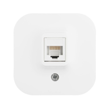 Розетка компьютерная 1-м ОП Quteo RJ45 кат.5E UTP бел. IEK 782224 Розетка компьютерная 1-м ОП Quteo RJ45 кат.5E UTP бел. IEK 782224