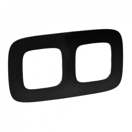 Рамка 2-м Valena Allure универс. матов. черн. Leg 754402 Рамка 2-м Valena Allure универс. матов. черн. Leg 754402