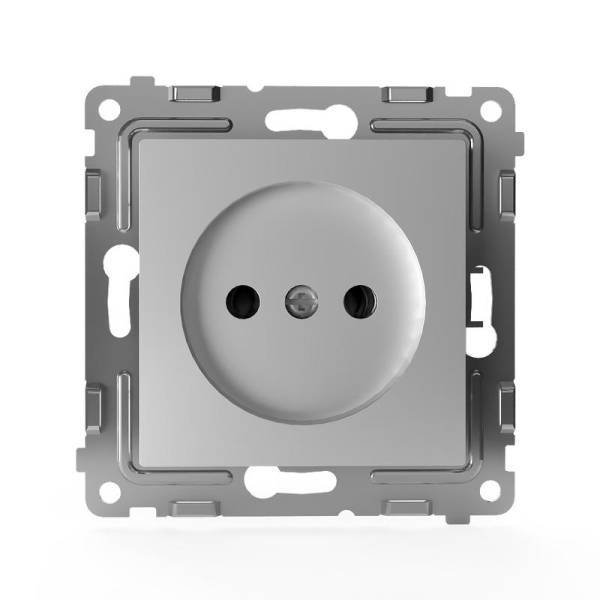 Розетка 1-м СП Pixel 16А IP20 без заземл. механизм алюм. TOKOV ELECTRIC TKE-PX-R1-C03 Розетка 1-м СП Pixel 16А IP20 без заземл. механизм алюм. TOKOV ELECTRIC TKE-PX-R1-C03