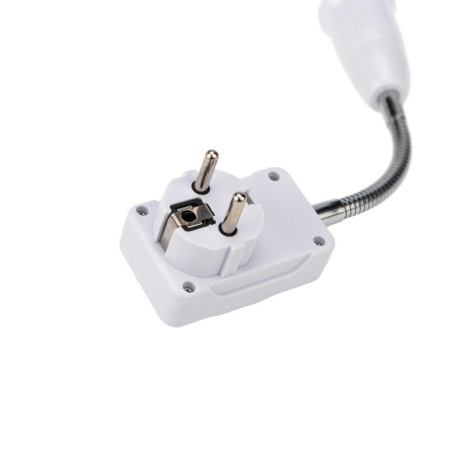 Переходник-светильник для крепления в штепсельной сетевой розетке переходник цокольный гибкий 220В-Е27 150мм с выключателем Rexant 80-1194 Переходник-светильник для крепления в штепсельной сетевой розетке переходник цокольный гибкий 220В-Е27 150мм с выключателем Rexant 80-1194