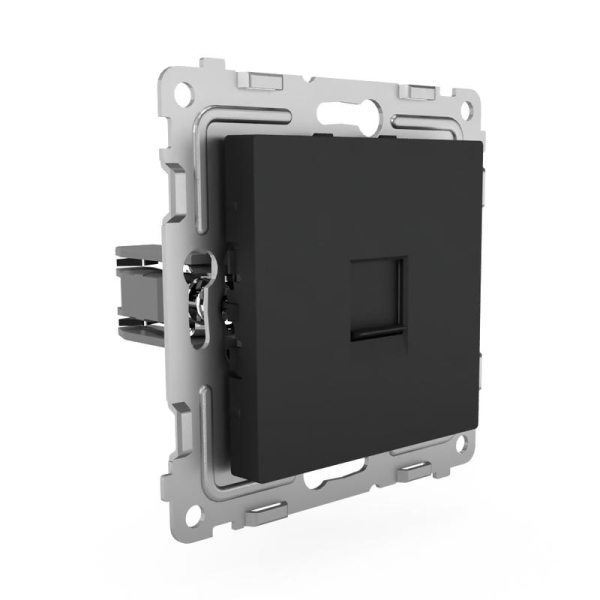 Розетка телефонная 1-м СП Pixel RJ11 механизм карбон TOKOV ELECTRIC TKE-PX-RT1-C14 Розетка телефонная 1-м СП Pixel RJ11 механизм карбон TOKOV ELECTRIC TKE-PX-RT1-C14
