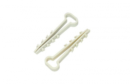 Дюбель-хомут 5-10 для плоского кабеля бел. (уп.100 шт) PROCONNECT 07-4611