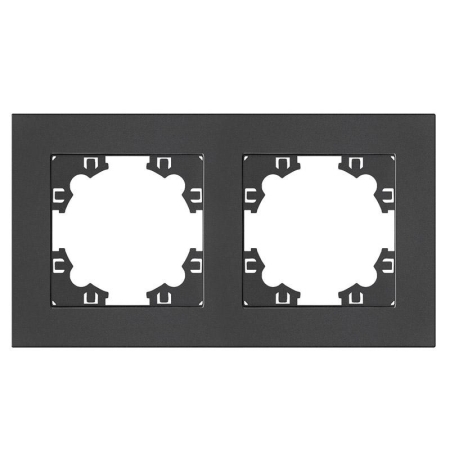 Рамка 2-м Афина универс. графит Universal A0044-Gr